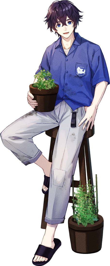 座り立ち絵
