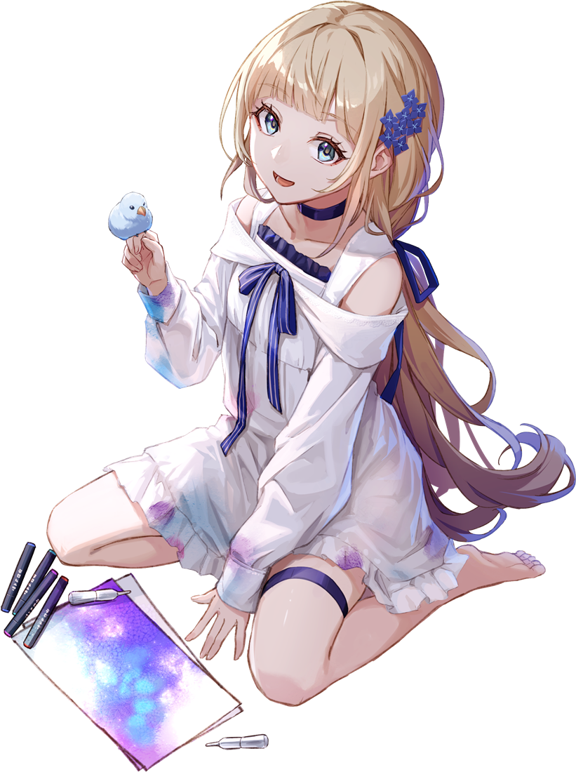 座り立ち絵